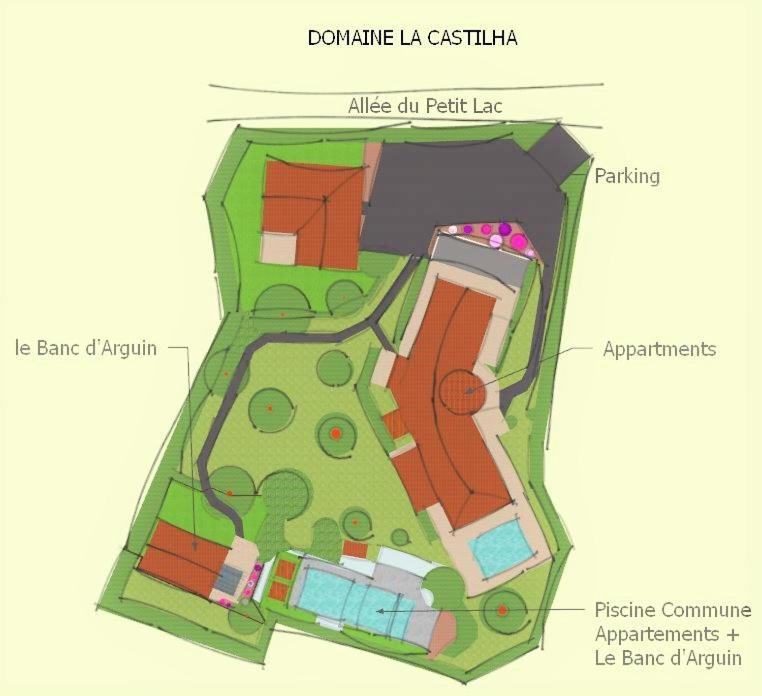 비스카로세 Domaine La Castilha 아파트 객실 사진